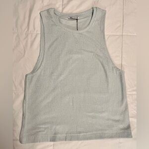 Zara men’s medium baby blue tank top